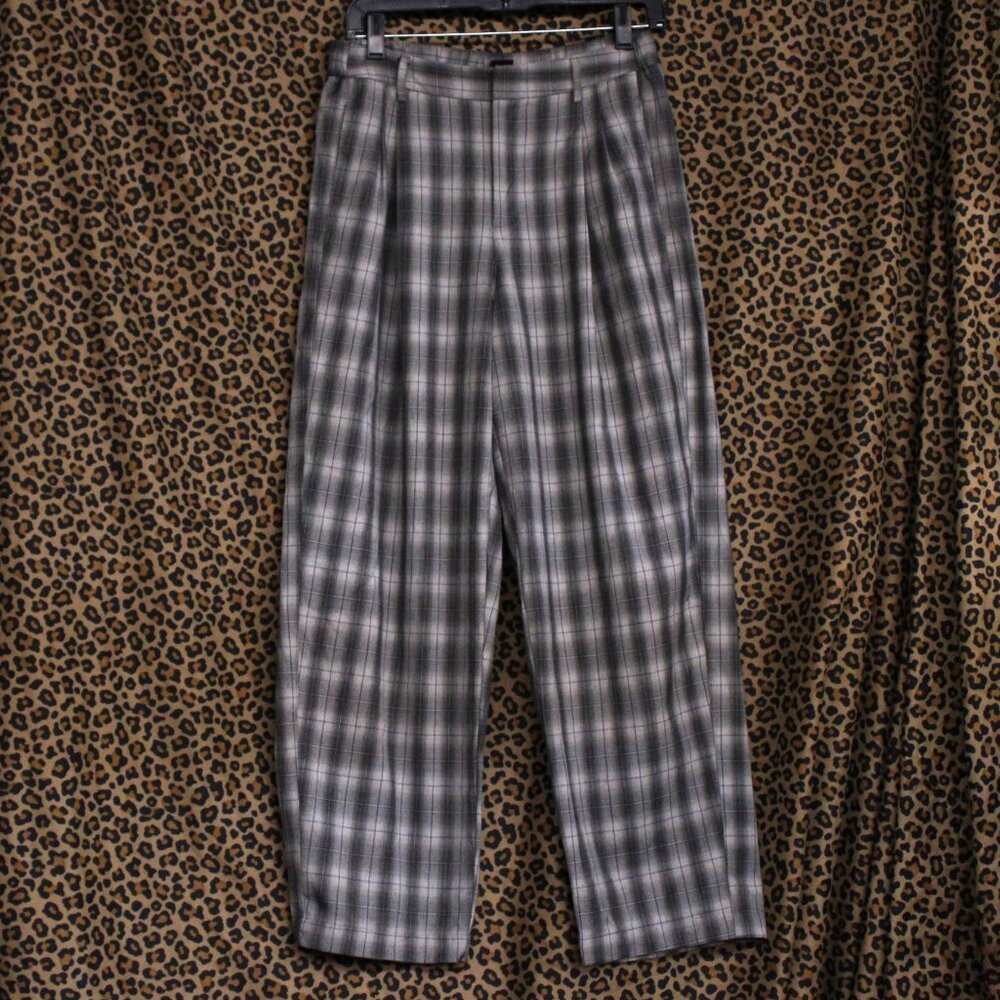Urban Outfitters | Arlo Relaxed Pleated Trouser Pant | Grey | Sz Medium |